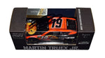 Close-up of Martin Truex Jr.'s authentic signature on the AUTOGRAPHED 2022 Bass Pro Shops Racing Diecast Car, a prized NASCAR collectible.