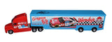 Experience the thrill of NASCAR with the AUTOGRAPHED 2022 Noah Gragson #62 Wendy's Racing (Biggie Box) Signed NASCAR Authentics 1/64 Scale NASCAR Transporter Hauler. This collector's item is a tribute to racing excellence, featuring an authenticated signature by Noah Gragson himself.