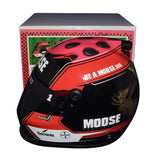 Capture the essence of NASCAR history with an autographed 2022 Ross Chastain #1 Moose Fraternity Mini Helmet featuring the iconic HAIL MELON design.