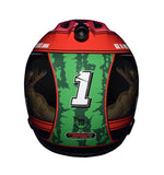 Own a piece of racing history with this autographed Ross Chastain #1 Moose Fraternity Mini Helmet, showcasing the iconic HAIL MELON design. Authenticity and COA provided.
