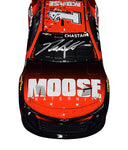Trackhouse Racing Moose Fraternity #1 Diecast Car, Autographed by Ross Chastain, Capturing the Triumph at Talladega Speedway