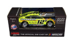 Certificate of Authenticity (COA) for the AUTOGRAPHED 2022 Ryan Blaney #12 Menards Racing ALL-STAR WIN Diecast Car, guaranteeing autograph legitimacy.