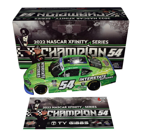 Collector's treasure - Limited edition 1/24 scale Diecast Car, featuring Ty Gibbs' genuine signature, exclusively obtained through public/private signings and coveted garage area access via HOT Passes.