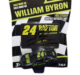Enhance your NASCAR collection with the unique autographed William Byron #24 Raptor Racing diecast car, showcasing meticulous detailing and a signature obtained via exclusive signings for unparalleled authenticity.
