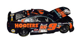 Unwrap excitement with the Autographed Chase Elliott Hooters Night Owl Racing COLOR CHROME Diecast Car, a limited-edition masterpiece capturing Elliott's journey in NASCAR. An ideal gift for fans and collectors.