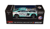 Limited edition 1/64 scale diecast car featuring the Chase Elliott #9 Uni-First Racing Next Gen design, signed by Chase Elliott.