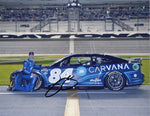 Autographed 2023 Jimmie Johnson #84 Carvana Racing DAYTONA 500 CAR signed 9x11 inch NASCAR glossy photo with Certificate of Authenticity (COA).