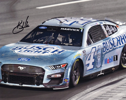 Mark the culmination of Kevin Harvick's legendary career with this autographed 2023 #4 Buschhh Light Racing FINAL SEASON 8x10 photo. Limited stock available—secure your piece of NASCAR history today!