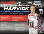 AUTOGRAPHED 2023 Kevin Harvick #4 Mobil 1 Racing 4EVER OUR DRIVER Official Hero Card - A collector's item with authentic signatures and the iconic #4 car in action, commemorating Harvick's final season in NASCAR.