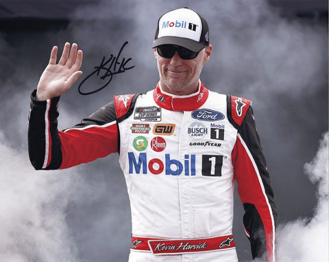 Calling all NASCAR aficionados! Don't miss out on this autographed 2023 Kevin Harvick #4 Mobil 1 FINAL SEASON (Driver Introductions) Signed 8x10 Inch Picture NASCAR Photo. This captivating photograph captures the excitement of driver introductions during Kevin Harvick's farewell season, a must-have for any racing fan. 