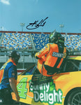 Autographed Kevin Harvick #4 Sunny D Racing Next Gen Car Signed 9X11 Inch Picture NASCAR Glossy Photo with COA, perfect gift for NASCAR fans, limited edition collectible.