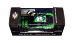 Authentic autographed collectible: the 2023 Kyle Busch #8 Alsco Uniforms diecast car, accompanied by a Certificate of Authenticity for added assurance.