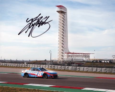 The ultimate gift for racing fans - 2023 Kyle Busch #8 NetSpend COTA Race autographed photo, a piece of racing history in limited stock. Don't miss this unique collector's item celebrating the excitement of the Circuit of the Americas, a memory etched in the heart of every racing enthusiast!