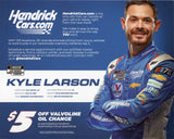 Autographed Kyle Larson #5 Hendrick Motorsports (Next Gen Car) Official Hero Card Signed 8X10 Inch Picture NASCAR Photo | COA Included