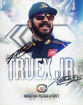Autographed Martin Truex Jr. #19 Bass Pro Shop Racing NASCAR 75 GREATEST DRIVERS 75th Anniversary Glossy Photo | Signed 8X10 Inch Picture with COA
