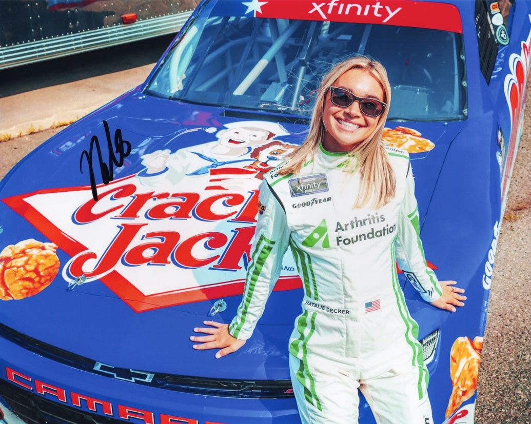 Autographed 2023 Natalie Decker #08 CRACKER JILL Charlotte 8x10 Photo ...