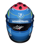 Elevate your NASCAR collection with an autographed Ross Chastain mini helmet, a tribute to the WATERMELON design during his Melon Man days at Trackhouse Racing. The perfect gift for racing enthusiasts.