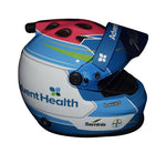 Celebrate NASCAR's thrilling moments with an autographed 2023 Ross Chastain #1 Advent Health Mini Helmet featuring the memorable WATERMELON design. A must-have for fans and collectors alike.