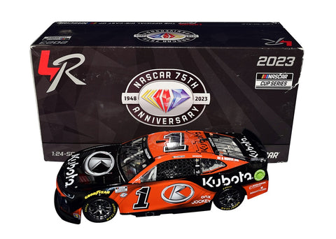 Collector's treasure - Limited edition 1/24 scale Diecast Car, featuring Ross Chastain's genuine signature, exclusively obtained through public/private signings and coveted garage area access via HOT Passes.