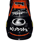 Detailed view of the Autographed 2023 Ross Chastain #1 Kubota Camaro Team Diecast Car, showcasing Ross Chastain's signature, symbolizing authenticity and his racing excellence.