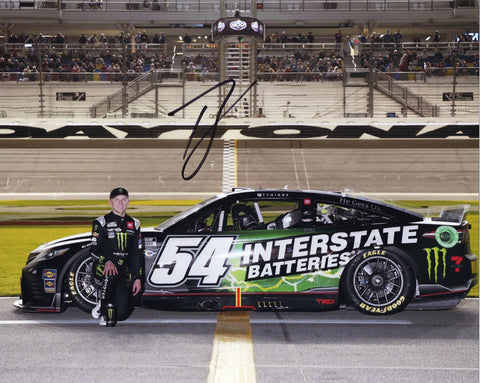 NASCAR Memorabilia - Authentic Ty Gibbs Autographed 8x10 Inch DAYTONA 500 CAR Photo with Certificate of Authenticity.