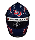 Elevate your NASCAR memorabilia with an autographed 2023 William Byron #24 Liberty University Mini Helmet, a tribute to his remarkable career. COA provided.
