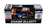 Autographed Chase Elliott #9 Hooters Racing Next Gen Camaro diecast car. Featuring exclusive signing details, a Certificate of Authenticity, and a lifetime authenticity guarantee. A great gift for racing enthusiasts and collectors.