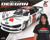 Autographed 2024 Hailie Deegan #15 Klutch Vodka hero card NASCAR photo with COA. Each signature is obtained through exclusive signings and HOT Pass access, ensuring authenticity. A prized addition to any racing memorabilia collection.