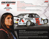 Officially signed 8x10 inch NASCAR photo featuring Hailie Deegan's #15 Klutch Vodka hero card. With limited stock available and a Certificate of Authenticity included, this collectible is ideal for NASCAR fans and makes a memorable gift.