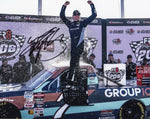 NASCAR memorabilia: Kyle Busch autographed glossy photo, commemorating his Atlanta Race Win driving for Spire Motorsports.