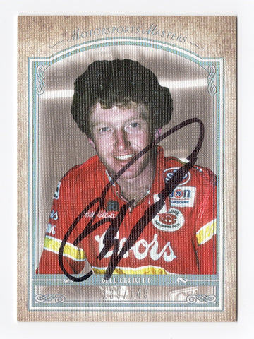 Bill Elliott 2010 Press Pass Eclipse Racing Motorsports Masters Insert Autographed Collectible - COA Included - New Toploader and Soft Sleeve Included