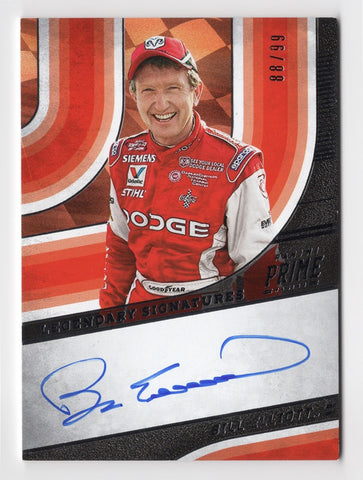 Autographed Bill Elliott 2023 Panini Prime Racing LEGENDARY SIGNATURES NASCAR Card #88/99. Authenticated by Panini America Inc., each card comes with a Certificate of Authenticity and a lifetime authenticity guarantee, making it a treasured gift for fans.