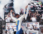 Celebrate Chase Elliott's 2022 Dover Race Win with this autographed 8X10-inch glossy photo, a must-have for NASCAR fans.