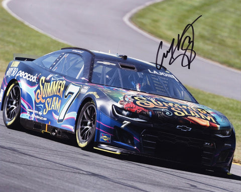 Experience the thrill of NASCAR and WWE with this autographed photo, and enjoy our 100% lifetime guarantee on authenticity.