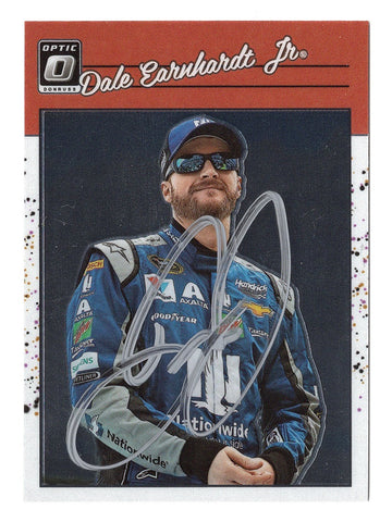 Genuine Dale Earnhardt Jr. Autographed 2023 Donruss Optic Racing RETRO (#88 Nationwide) Trading Card with Certificate of Authenticity - Exclusive NASCAR Memorabilia Collectible