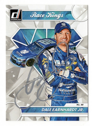 Genuine Dale Earnhardt Jr. Autographed 2023 Donruss Racing RACE KINGS #88 Nationwide Trading Card with Certificate of Authenticity - Exclusive NASCAR Memorabilia Collectible