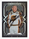 Autographed Dale Jarrett 2022 Panini Chronicles Racing OBSIDIAN Trading Card - NASCAR Memorabilia