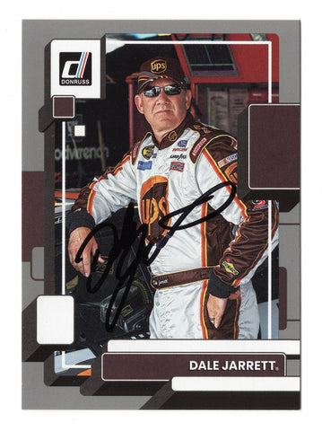 Dale Jarrett 2023 Donruss Racing Gray Parallel Autographed Collectible - COA Included - New Plastic Toploader and Soft Sleeve Provided