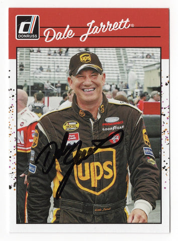 Limited Edition Autographed Dale Jarrett Donruss Racing RETRO Trading Card - COA Included - Ideal Gift for Fans