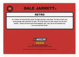 Exclusive Dale Jarrett Signed NASCAR Donruss Racing RETRO Red Parallel Trading Card - Limited Edition #120/299