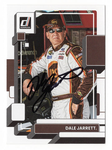 Dale Jarrett 2023 Donruss Racing Autographed Collectible - COA Included - New Plastic Toploader and Soft Sleeve Provided