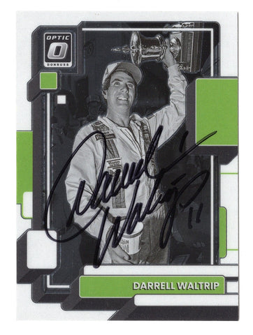 Darrell Waltrip 2023 Donruss Optic Racing Vintage Autographed Collectible - COA Included - New Plastic Toploader and Soft Sleeve Provided
