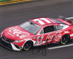 Rev up your collection with this autographed 8X10-inch glossy photo featuring Denny Hamlin and the Coca-Cola car from the Atlanta race.