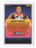 Rare 1 of 1 Garrett Smithley signed NASCAR card from the 2023 Panini Chronicles Luminance OVERDRIVE series, featuring a Gold Vinyl Prizm finish. Authenticated by Panini America Inc., it comes with a lifetime authenticity guarantee, making it a perfect, exclusive gift for serious collectors.