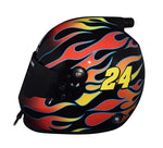 AUTOGRAPHED Jeff Gordon #24 Axalta Racing FLAMES (Hendrick Motorsports) Rare Signed Official NASCAR Replica Full-Size Helmet with COA