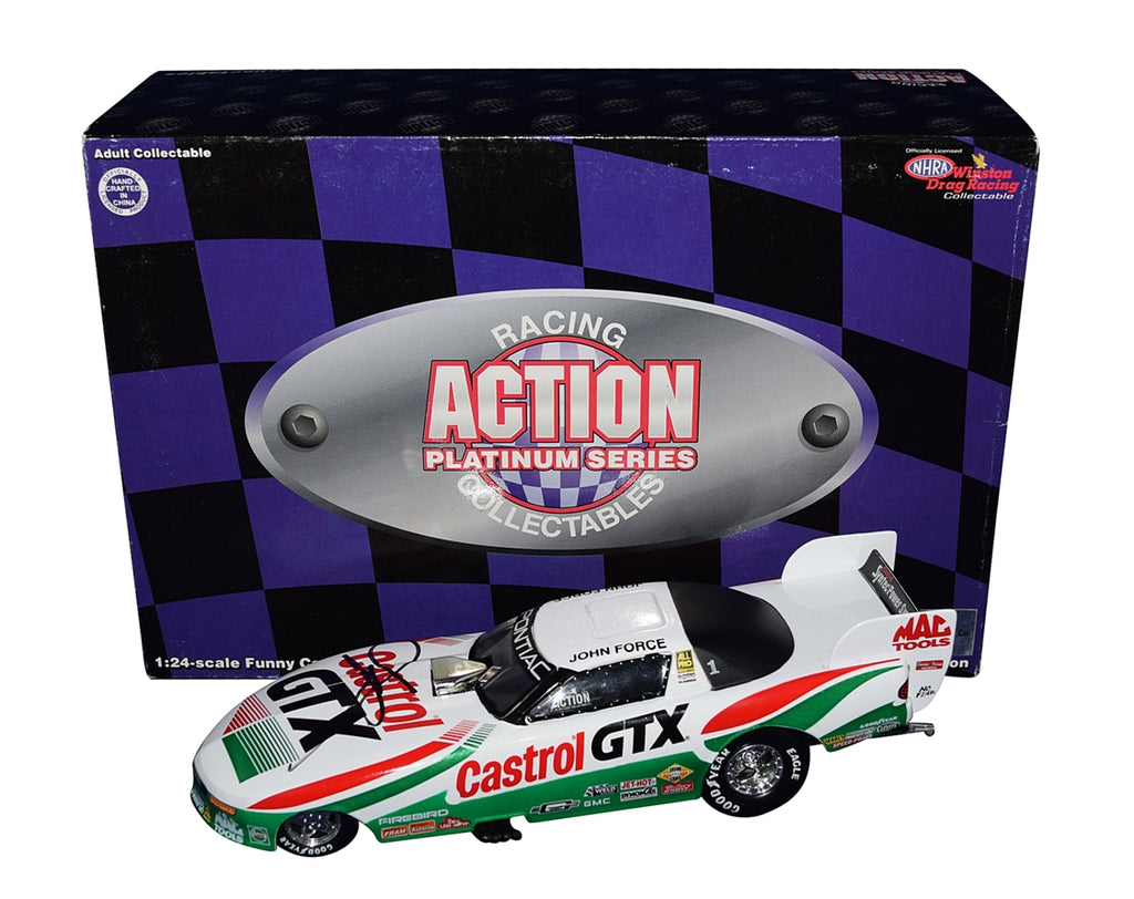 Autographed John Force 1997 Castrol GTX Racing Vintage Autographed John Force 1997 Castrol GTX Racing Vintage