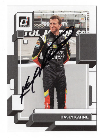 Autographed Kasey Kahne 2023 Donruss Racing Bristol Motor Speedway Trading Card - COA Included - NASCAR Collectible