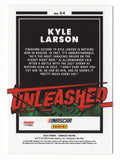 AUTOGRAPHED Kyle Larson 2023 Donruss Racing UNLEASHED Rare Insert Signed NASCAR Collectible Trading Card with COA