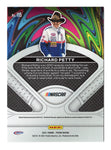 Collectible Richard Petty 2021 Panini Prizm Racing ILLUMINATION Autographed Trading Card with COA - Presented in a plastic toploader and soft sleeve for protection and display purposes.