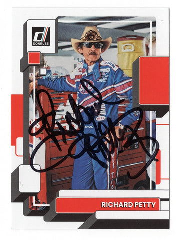 Limited Edition Autographed Richard Petty 2023 Donruss Racing Vintage Trading Card - COA Included - Ideal Gift for Fans